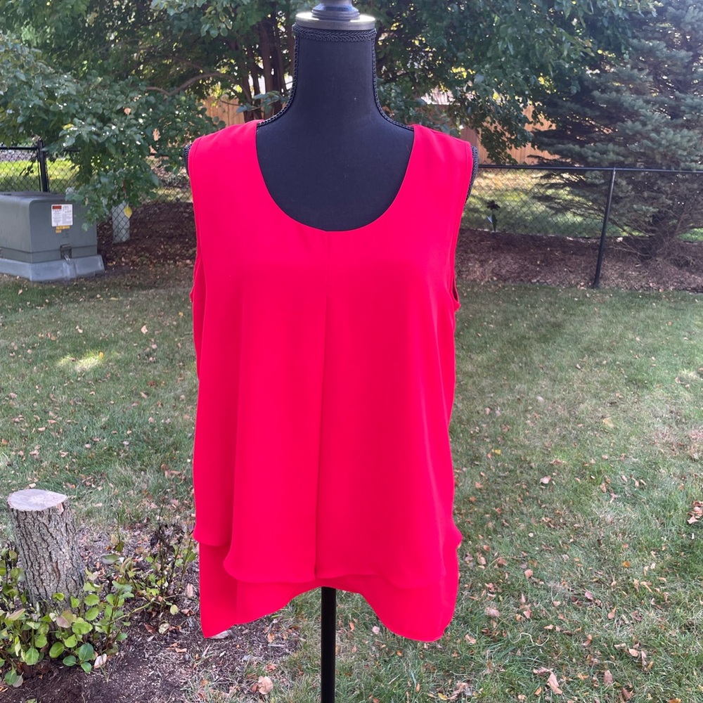 Red Relativity blouse